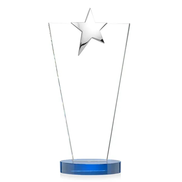 Mantella Chrome Star VividPrint™ Award - Sky Blue... from ASI 84592 St Regis Group / St Regis