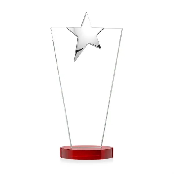Mantella Chrome Star VividPrint™ Award - Red... from ASI 84592 St Regis Group / St Regis