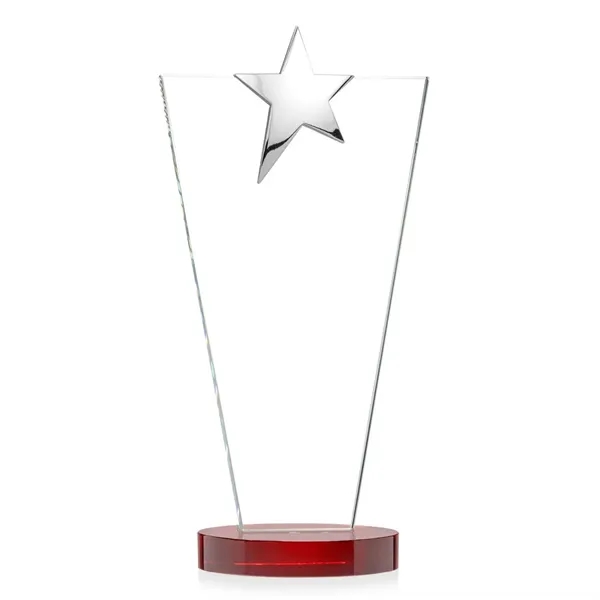 Mantella Chrome Star VividPrint™ Award - Red... from ASI 84592 St Regis Group / St Regis