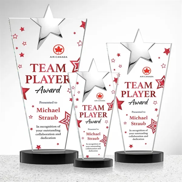 Mantella Chrome VividPrint™ Award - Black... from ASI 84592 St Regis Group / St Regis