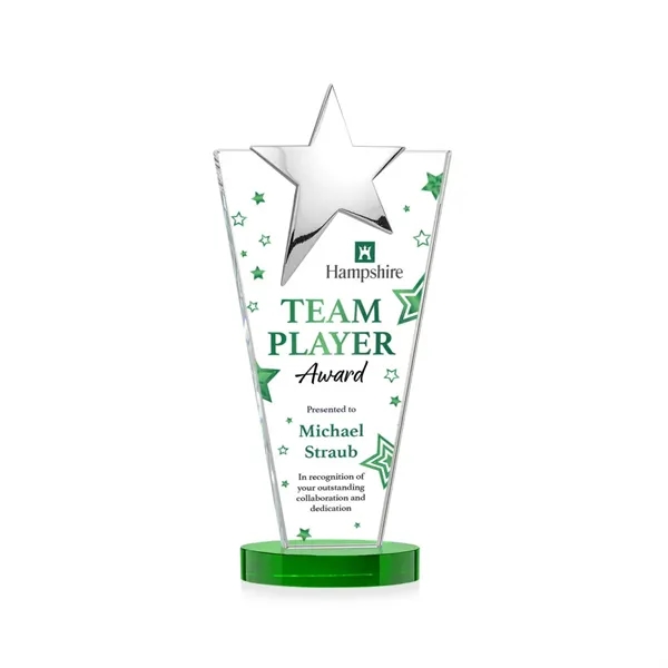 Mantella Chrome Star VividPrint™ Award - Green... from ASI 84592 St Regis Group / St Regis