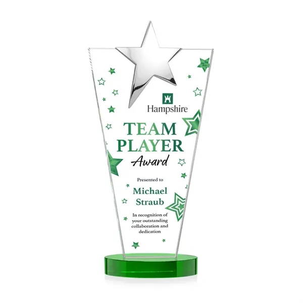 Mantella Chrome Star VividPrint™ Award - Green... from ASI 84592 St Regis Group / St Regis