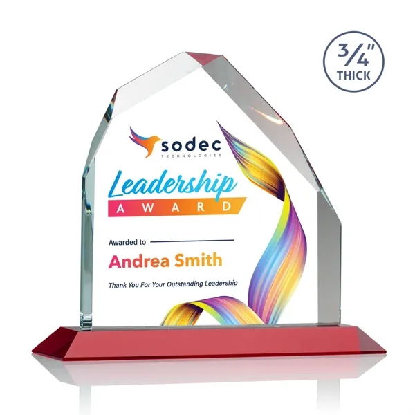 Austere Peak VividPrint™ Award - Red... from ASI 84592 St Regis Group / St Regis