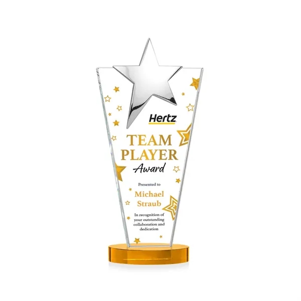 Mantella Chrome Star VividPrint™ Award - Amber... from ASI 84592 St Regis Group / St Regis