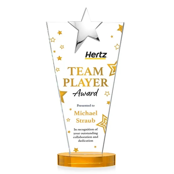 Mantella Chrome Star VividPrint™ Award - Amber... from ASI 84592 St Regis Group / St Regis