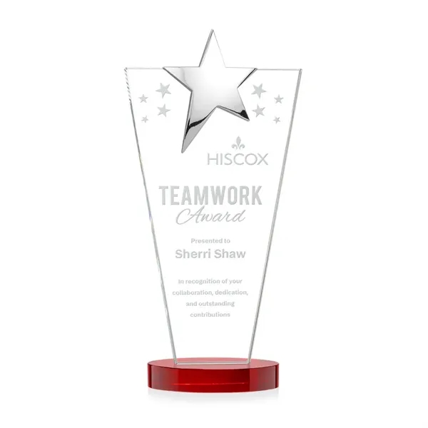 Mantella Chrome Star Award - Red... from ASI 84592 St Regis Group / St Regis