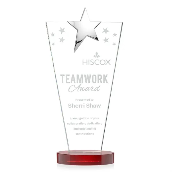 Mantella Chrome Star Award - Red... from ASI 84592 St Regis Group / St Regis