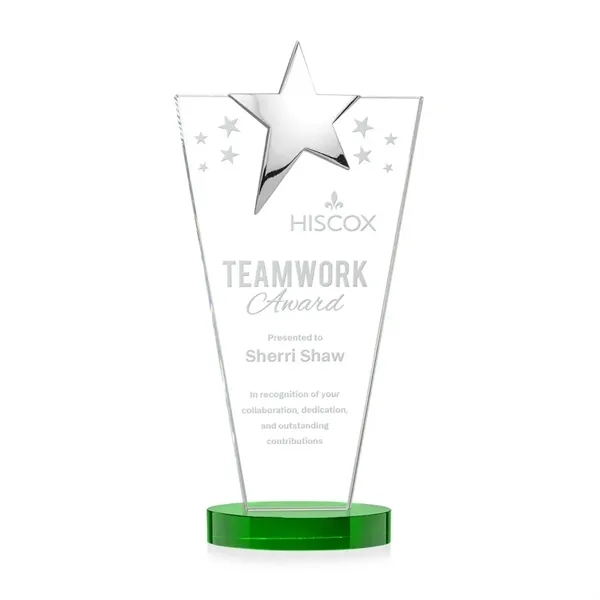 Mantella Chrome Star Award - Green... from ASI 84592 St Regis Group / St Regis