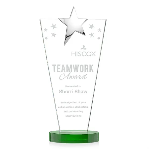 Mantella Chrome Star Award - Green... from ASI 84592 St Regis Group / St Regis