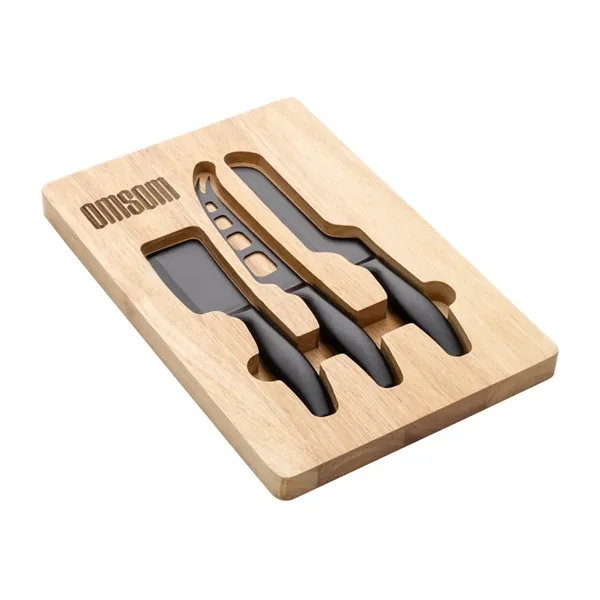 Barossa Serving Board w/3 Cheese Knives... from ASI 84592 St Regis Group