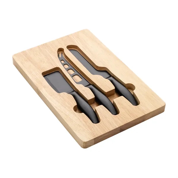 Barossa Serving Board w/3 Cheese Knives... from ASI 84592 St Regis Group