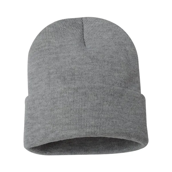 Sportsman - 12" Solid Knit Beanie... from ASI 30208 A P Specialties / AP Specialties