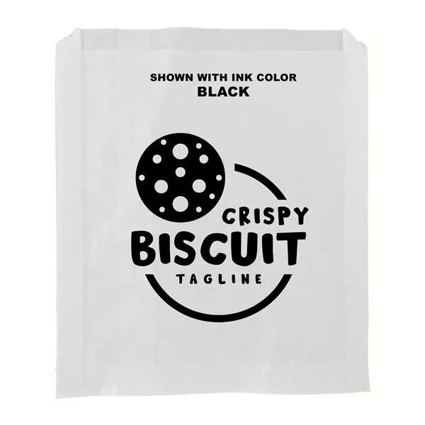 6" x 7" grease resistant white paper sandwich bags with one... from ASI 45795 Colorguppy Printing