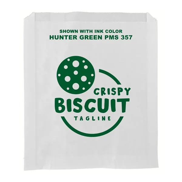 6" x 7" grease resistant white paper sandwich bags with one... from ASI 45795 Colorguppy Printing