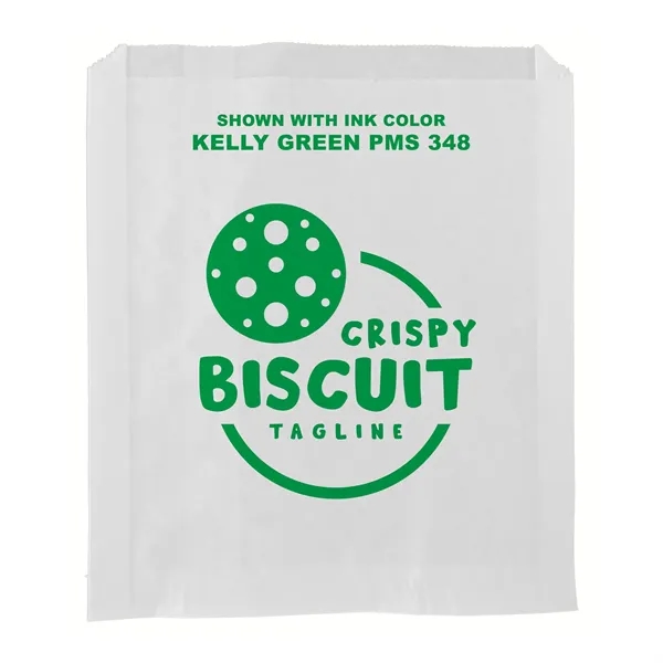 6" x 7" grease resistant white paper sandwich bags with one... from ASI 45795 Colorguppy Printing