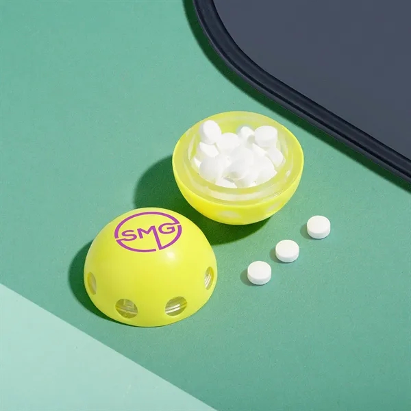 Peppermint breath mints in a pickleball-shaped container.... from ASI 61966 HPG / Mixie