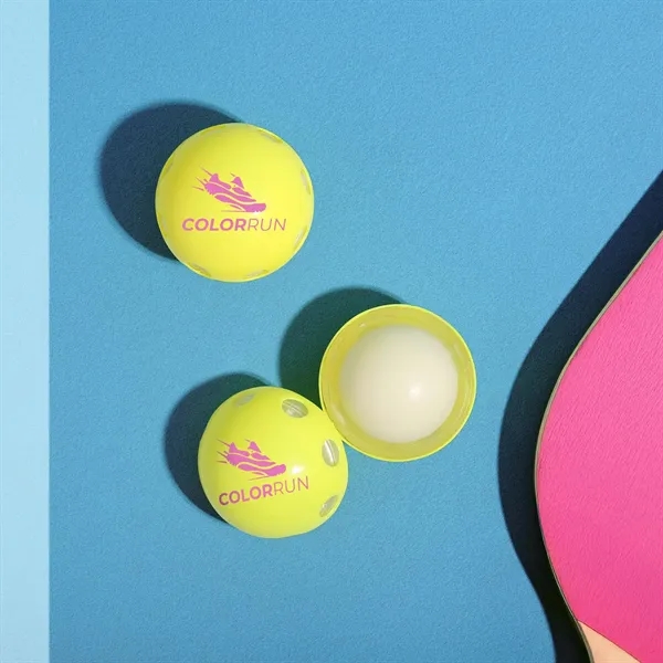 Lip moisturizer ball in a pickleball-shaped container.... from ASI 61966 HPG / Mixie