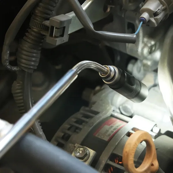 Rechargeable telescopic work light with magnetic end and barrel.... from ASI 61966 HPG / Beacon Promotions