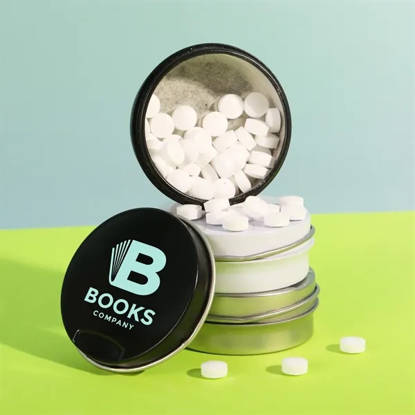 Press-to-open mint tin with indentation on the lid.... from ASI 61966 HPG / Mixie