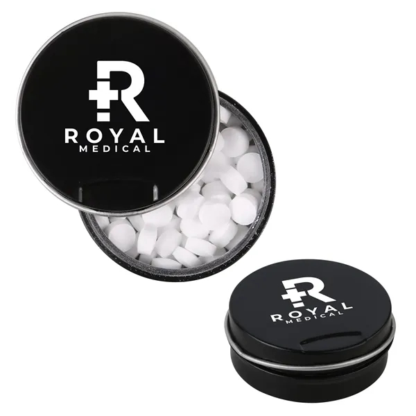 Press-to-open mint tin with indentation on the lid.... from ASI 61966 HPG / Mixie