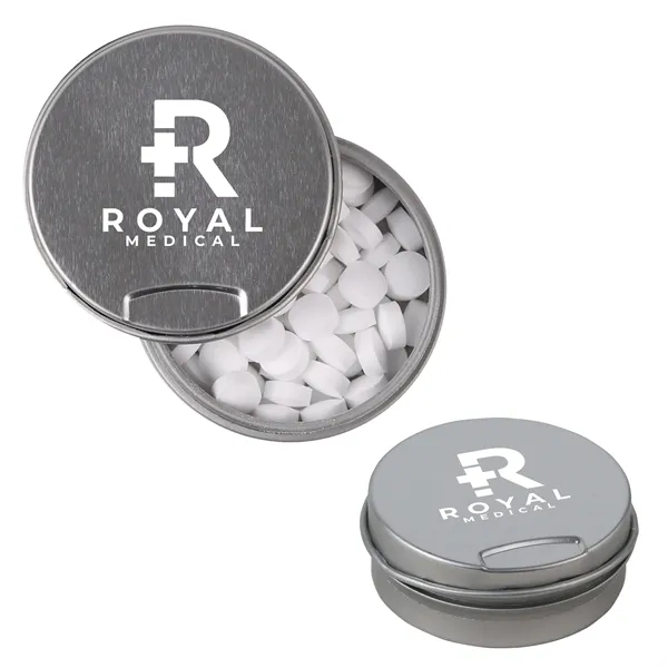 Press-to-open mint tin with indentation on the lid.... from ASI 61966 HPG / Mixie