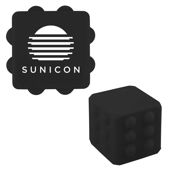 Cube-shaped stress reliever with poppable silicone bubbles.... from ASI 61966 HPG / Mixie