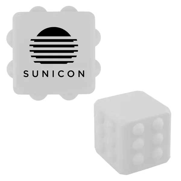 Cube-shaped stress reliever with poppable silicone bubbles.... from ASI 61966 HPG / Mixie