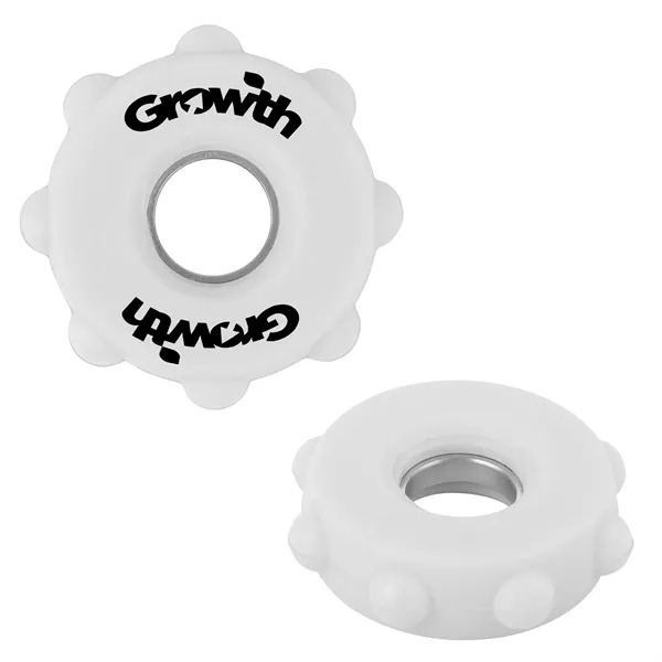 Gear-shaped finger fidget spinner with poppable silicone bubbles.... from ASI 61966 HPG / Mixie