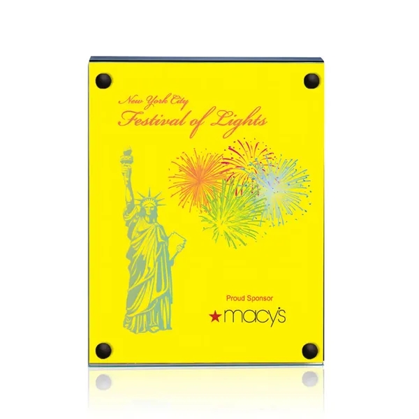 The 5" X 7" Komatex Kingston plaque is made from 3/16"... from ASI 84592 St Regis Group / Prestige Glass