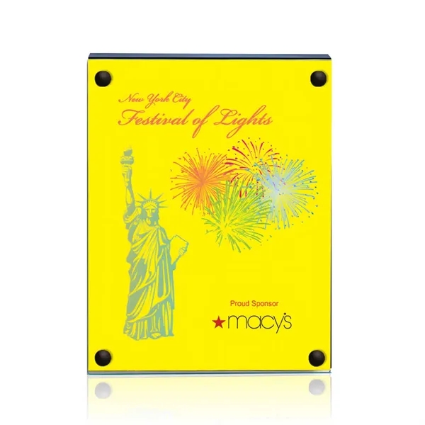 The 5" X 7" Komatex Kingston plaque is made from 3/16"... from ASI 84592 St Regis Group / Prestige Glass