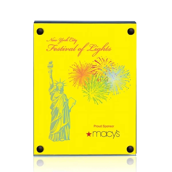 The 5" X 7" Komatex Kingston plaque is made from 3/16"... from ASI 84592 St Regis Group / Prestige Glass