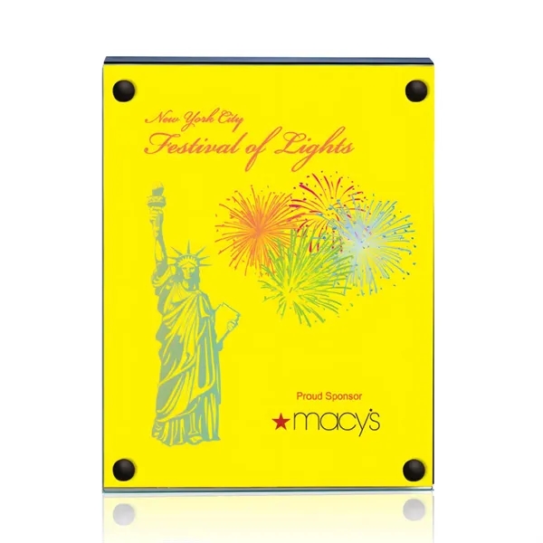 The 5" X 7" Komatex Kingston plaque is made from 3/16"... from ASI 84592 St Regis Group / Prestige Glass