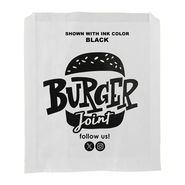 7" x 8" grease resistant white paper sandwich bags with one... from ASI 45795 Colorguppy Printing