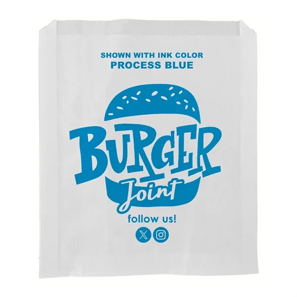 7" x 8" grease resistant white paper sandwich bags with one... from ASI 45795 Colorguppy Printing