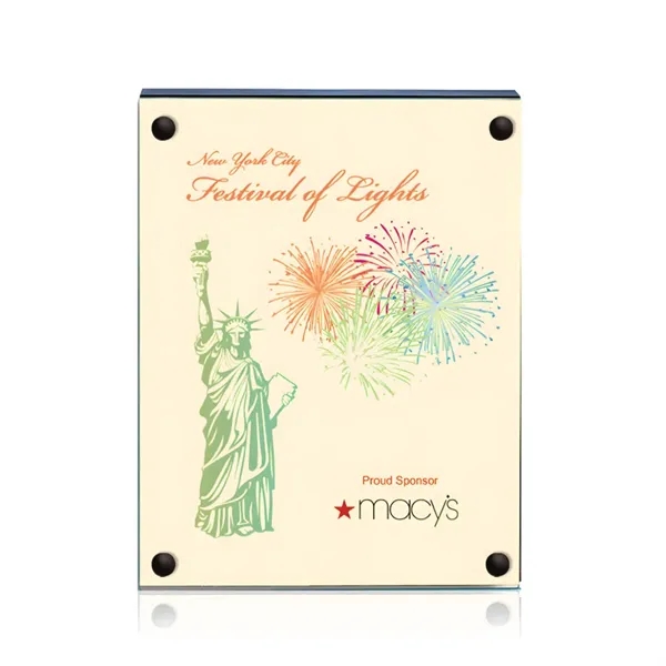 The 5" X 7" Komatex Kingston plaque is made from 3/16"... from ASI 84592 St Regis Group / Prestige Glass