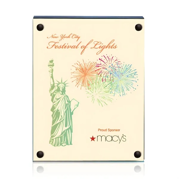 The 5" X 7" Komatex Kingston plaque is made from 3/16"... from ASI 84592 St Regis Group / Prestige Glass