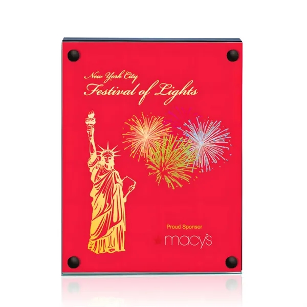 The 5" X 7" Komatex Kingston plaque is made from 3/16"... from ASI 84592 St Regis Group / Prestige Glass