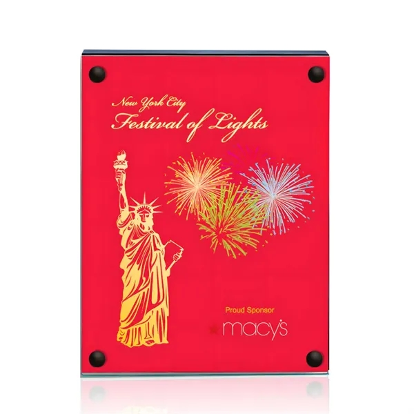 The 5" X 7" Komatex Kingston plaque is made from 3/16"... from ASI 84592 St Regis Group / Prestige Glass