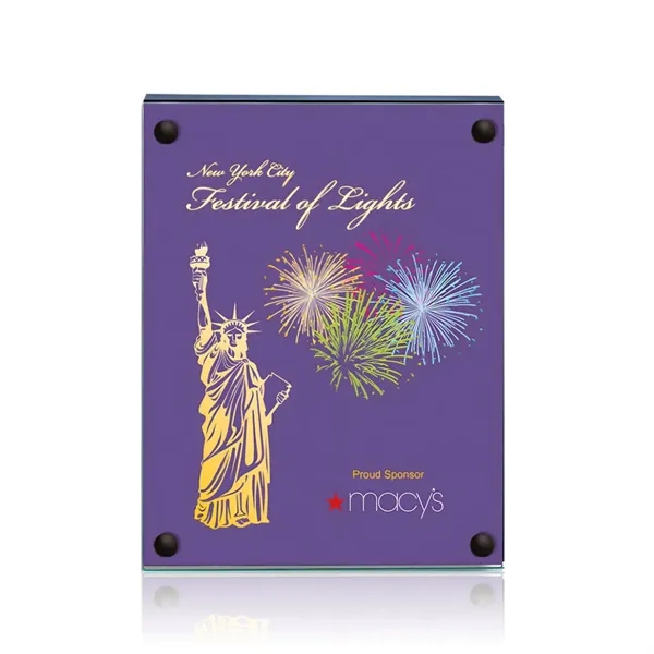 The 5" X 7" Komatex Kingston plaque is made from 3/16"... from ASI 84592 St Regis Group / Prestige Glass
