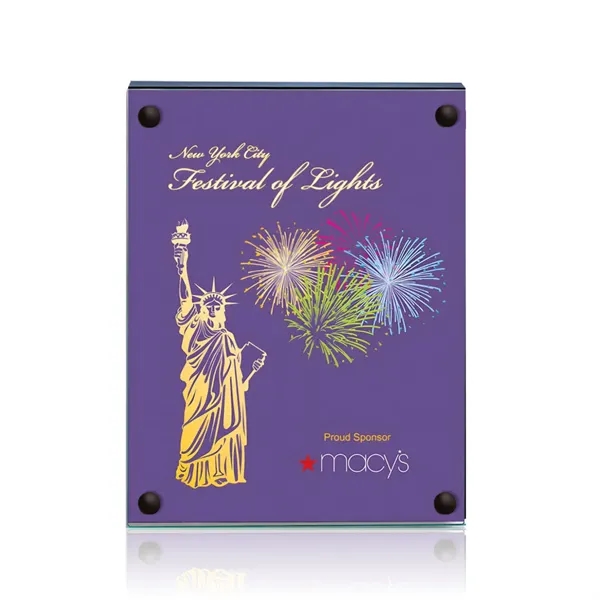 The 5" X 7" Komatex Kingston plaque is made from 3/16"... from ASI 84592 St Regis Group / Prestige Glass