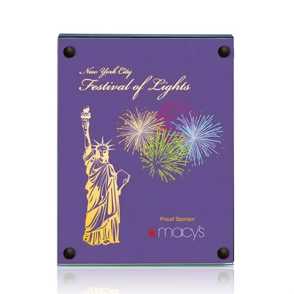 The 5" X 7" Komatex Kingston plaque is made from 3/16"... from ASI 84592 St Regis Group / Prestige Glass