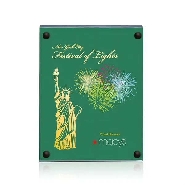 The Kingston plaque is made from 3/16" jade glass with a... from ASI 84592 St Regis Group / Prestige Glass