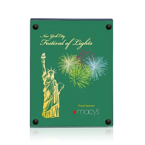 The Kingston plaque is made from 3/16" jade glass with a... from ASI 84592 St Regis Group / Prestige Glass