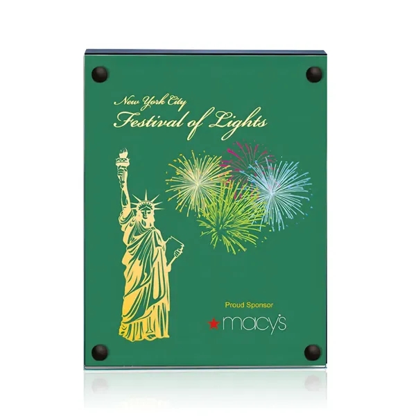 The Kingston plaque is made from 3/16" jade glass with a... from ASI 84592 St Regis Group / Prestige Glass
