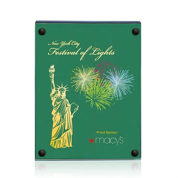 The Kingston plaque is made from 3/16" jade glass with a... from ASI 84592 St Regis Group / Prestige Glass