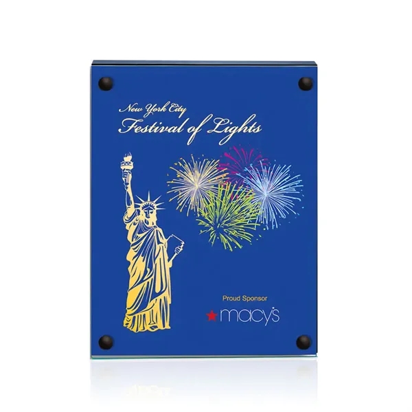 The 5" X 7" Komatex Kingston plaque is made from 3/16"... from ASI 84592 St Regis Group / Prestige Glass