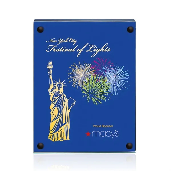 The 5" X 7" Komatex Kingston plaque is made from 3/16"... from ASI 84592 St Regis Group / Prestige Glass