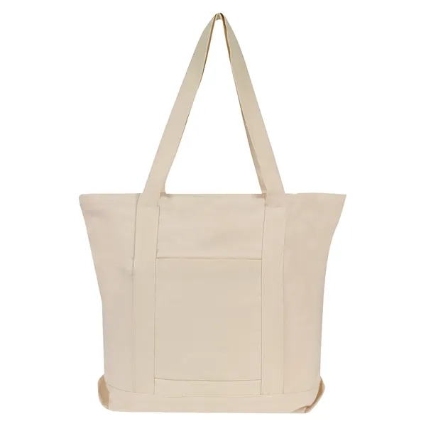 19" x 15" x 4.5" cotton boar tote with zipper closure,... from ASI 37980 Bagworld