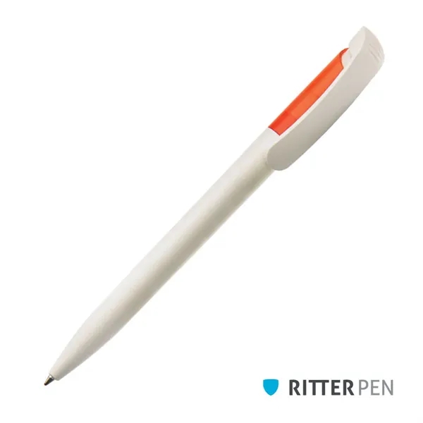 Plastic click-action ballpoint pen. Barrel and clip are made of bio-based... from ASI 84592 St Regis Group