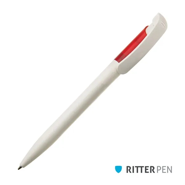 Plastic click-action ballpoint pen. Barrel and clip are made of bio-based... from ASI 84592 St Regis Group